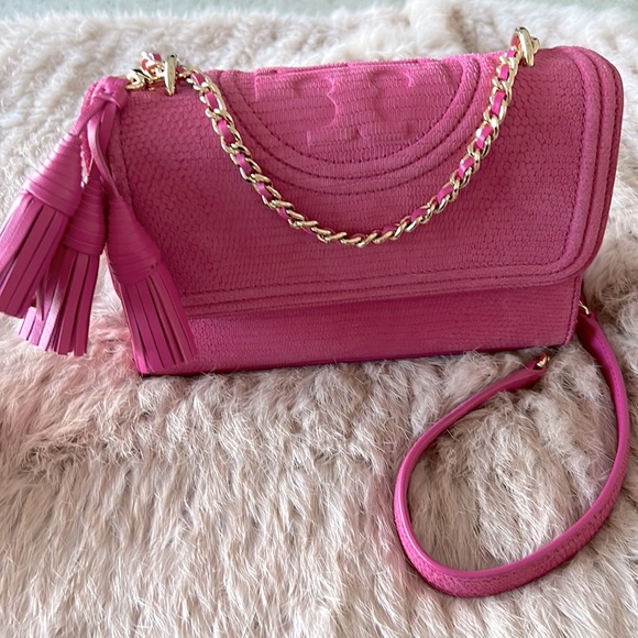Tory Burch Handbags - Tory Burch Pink Fleming